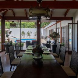 Private villas with dining room in Costa Rica